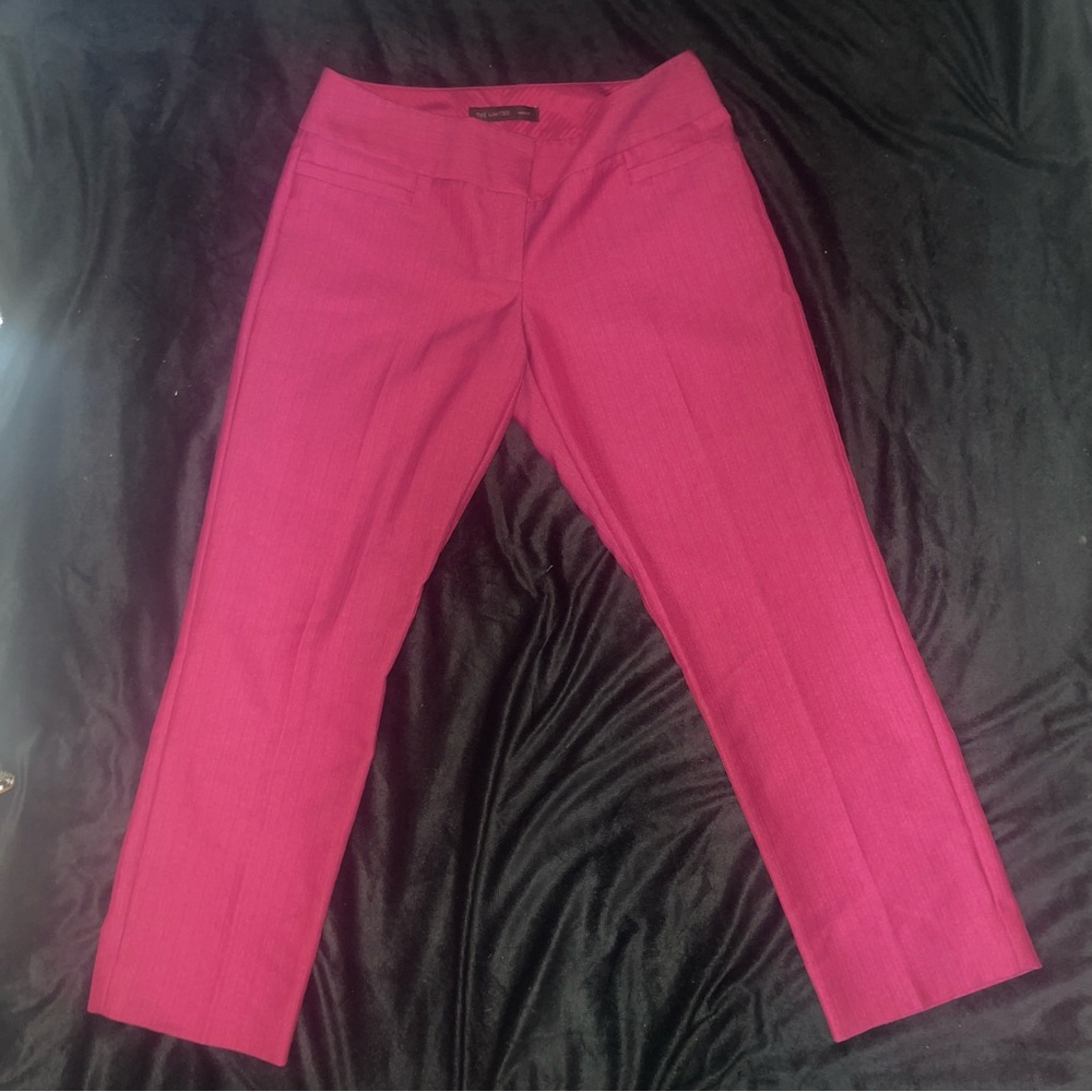 The Limited Fuchsia Ankle Pants